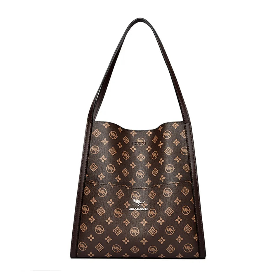 Genuine Brand High Quality Leather Casual Tote Luxury Handbags Women Bags Designer Shoulder Top-handle Bags for Women Sac A Main