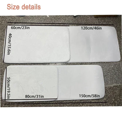 DERBIS Motorcycle Floor Mats Carpet Bedroom Decor Bedside Soft Carpets Home Living Room Anti-slip Rugs Lounge Area Rug Doormat