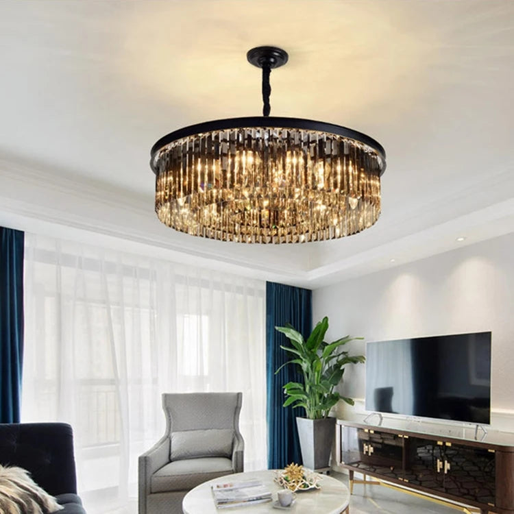 Nordic Designer Luxury Ceiling Chandeliers Modern LED Crystal Pendant Lights for Bedroom Living Room Light Fixtures