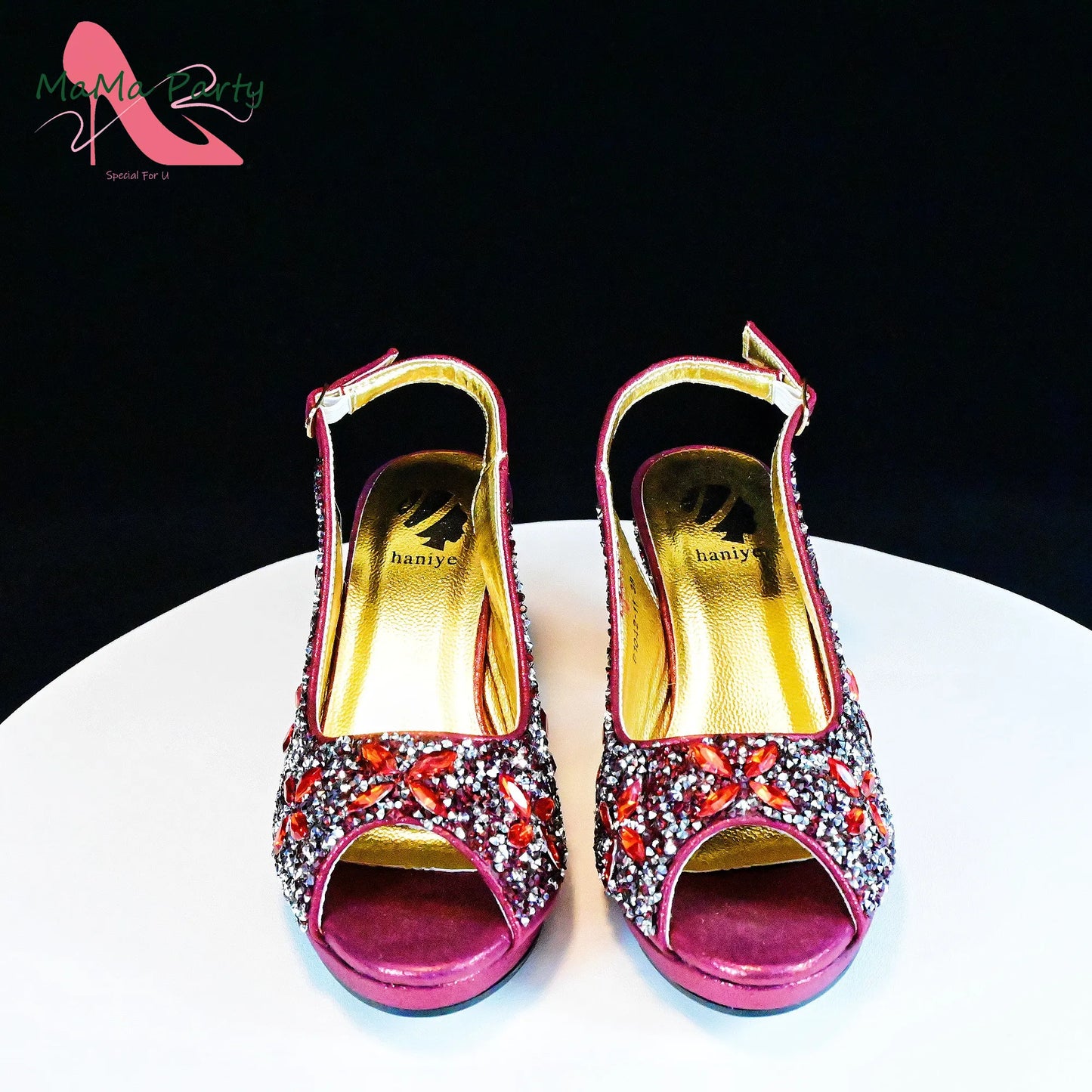 2025 Fashion Style Nigerian Ladies Lovely Shoes and Bag to Match Set in Gold Color Specials Pumps for Dress