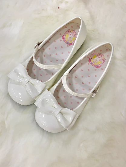 Women Lolita Shoes Round Toe Women Flats Cross Straps Bow Cute Pumps Girls Princess Party Shoes Trend Luxury Mary Jane Shoes
