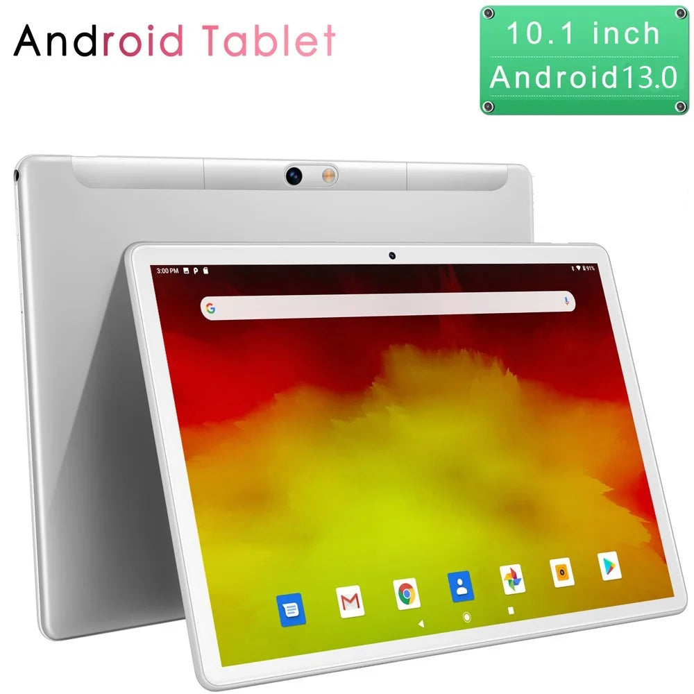 New 10.1 Inch Google Tablet Pc Octa Core 4GB RAM 64GB ROM Android Tablets Dual SIM Cards 3G Network Bluetooth Wifi 6000mAh
