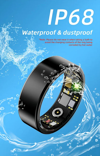 2026 Upgraded Smart Rings for Men Women, Health Monitoring Ring, Fitness Tracker with Sport Mode, Pedometer, Sleep, Step, IP68 Fitness Ring, Outdoor Activity Tracker Ring for Android for IPhone - Gifts for Him/Her