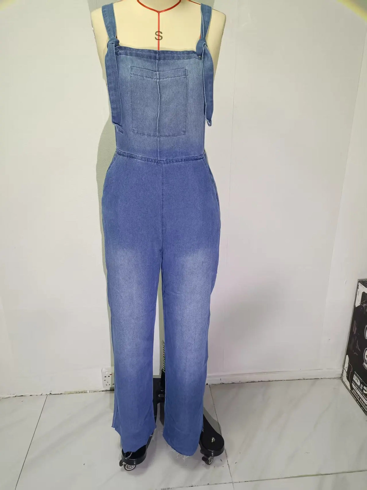 Jumpsuits Women Denim One Piece Sleeveless Suspenders Overalls Long Pants Tight Waist Rompers Y2k Streetwear Casual Work 2026