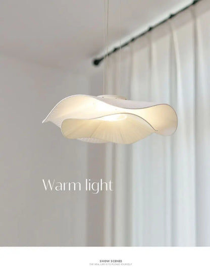 Nordic Modern Creative Restaurant Pendant Lamp Design Simple Lotus Leaf Hat Led Lights for Dining Living Room Bedroom Chandelier