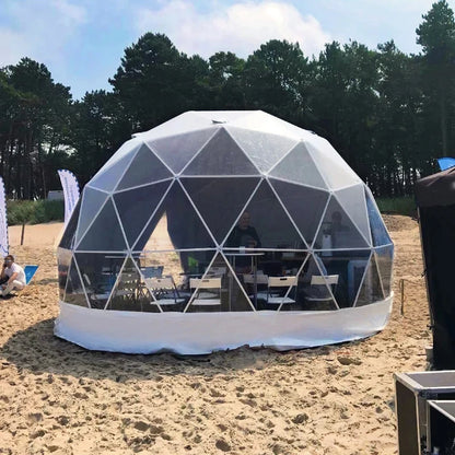 6m Transparent Dome Tent Geodesic Outdoor Camping Dome Tent for Glamping Wedding Event