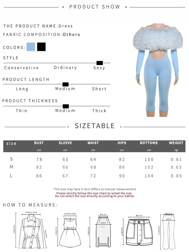 Weird Puss Furry Slash Neck Jumpsuit Woman Sexy Hollow Patchwork Full Sleeve Backless Skinny Hottie Street Autumn New Overalls