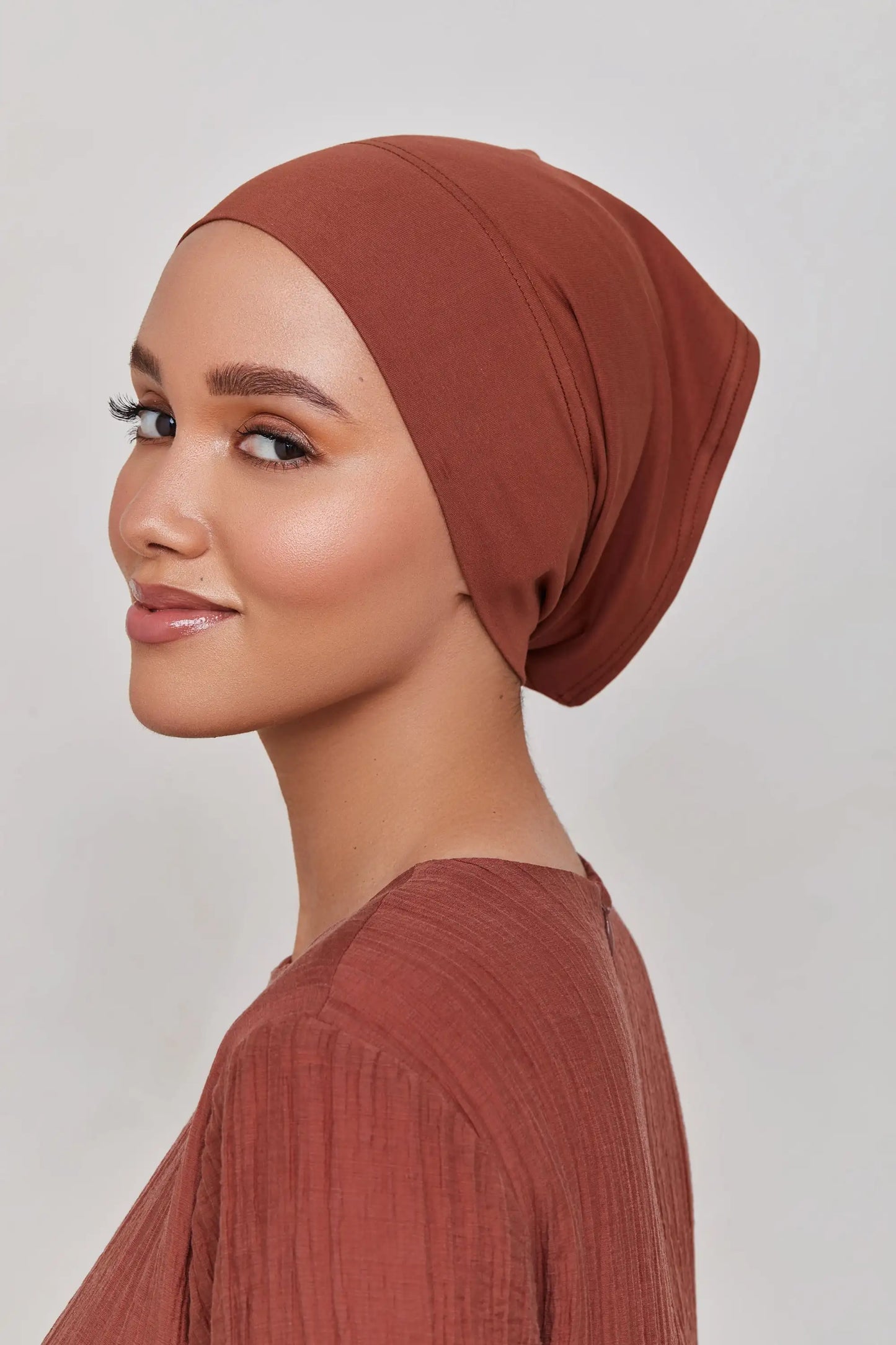 56colors Fashion Women Inner Hijab Tube Muslim Cap Bonnet Plain Islamic Underscarf Bamboo Jersey Undercaps