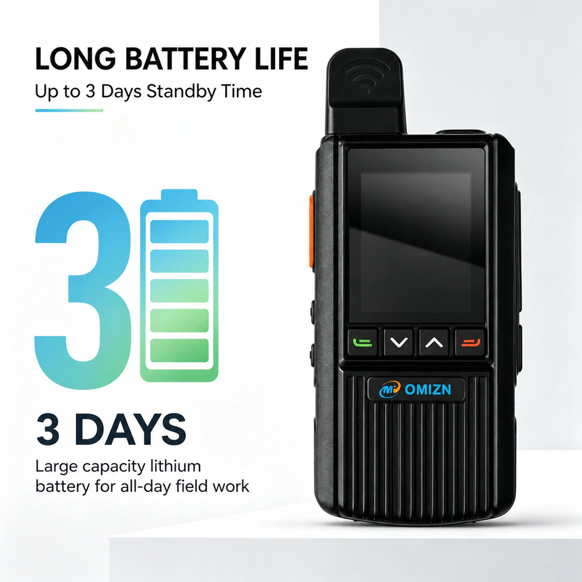 OMIZN Walkie Talkie 4G Global Signal Professional Radios Camping Long Range Radio Portable Walkie Talkies Hiking and Camping G2