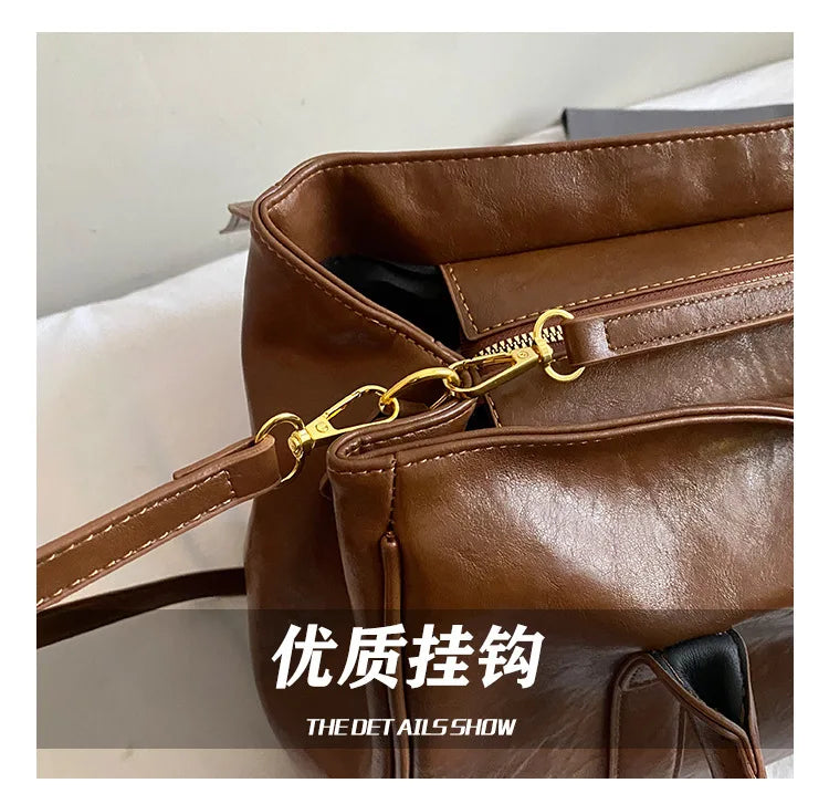 Fashion Women's High-quality Pu Leather Handbag 2026 New Business Large Capacity Commuter Shoulder Crossbody Bags for Women