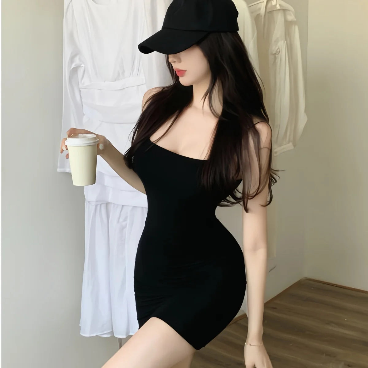 FREEAUCE Off Shoulder Wrap Chest Strapless One-piece Long Dress for Women's Nightclub Bodycon Sexy White Dresses Streetwear