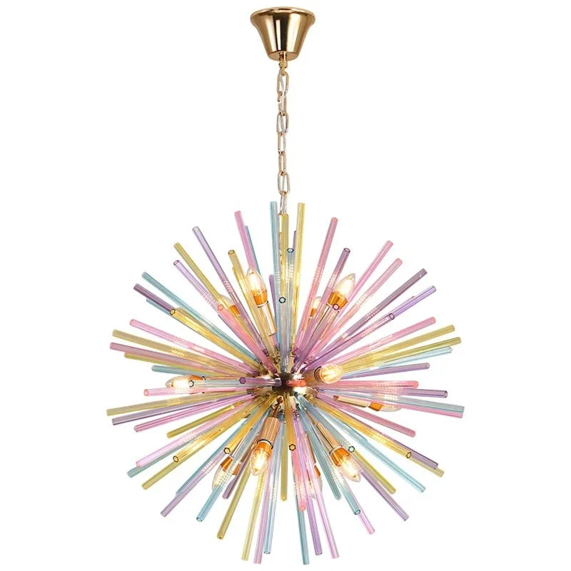 Dandelion Hanging Lamps for Ceiling Personalized Fashion Pendant Lights Modern Creative Colorful Chandelier Loft Kid's Room