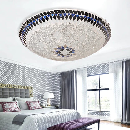 Glass Art Ceiling Lights Lighting Fixture Turkish Home Luminaria Decor for Loft Living Room Kitchen Lamp Bedroom Chandelier LED