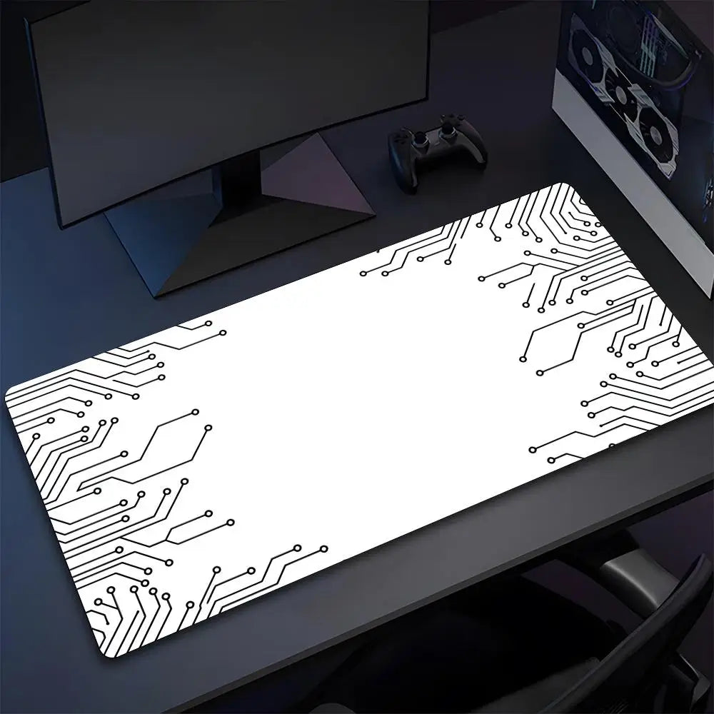 Black Circuit Board Pattern Mouse Pad High Quality Natural Rubber Mouse Pad The Most Professional Washable Laptop Mouse Pad