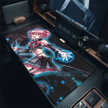 Cute Anime Girl K-Kasane Teto Mousepad Large Gaming Mouse Pad LockEdge Computer Keyboard Desk Mat PC Cabinet Tablepad XXL Mats