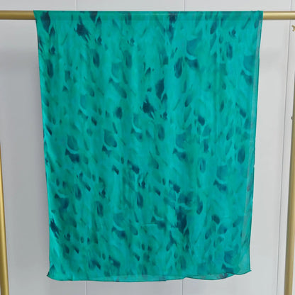New Double-sided Print Modal Hijab Scarf Watercolor Leopard Prairie Hide Print Hijabs for Women Muslim Fashion Turbans for Women