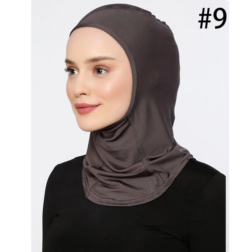Islamic Modal SPORT Silk Hijab Abaya Hijabs For Woman Abayas Women Jersey Turbans Satin Head Scarf Muslim Instant Head Wrap