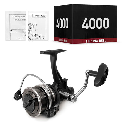 Fishing Reel Double Brake Design 8KG Max Drag 8BB 4000-5000H CNC Aluminum Left/Right Interchangeable Spinning Reel