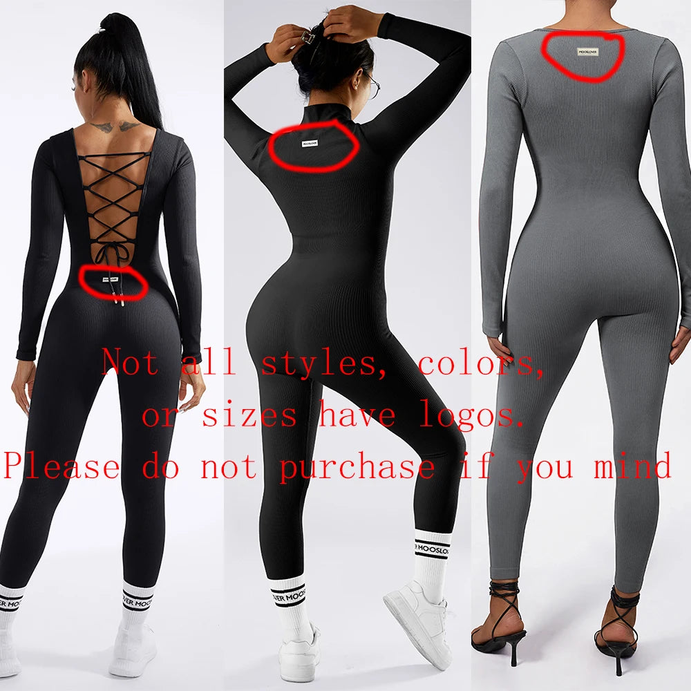 Women Autumn Winter Long Sleeve Jumpsuits Bodycon Slim Fit Streetwear Overall One Piece Bodysuits Outfit Yoga Jumpsuit Women