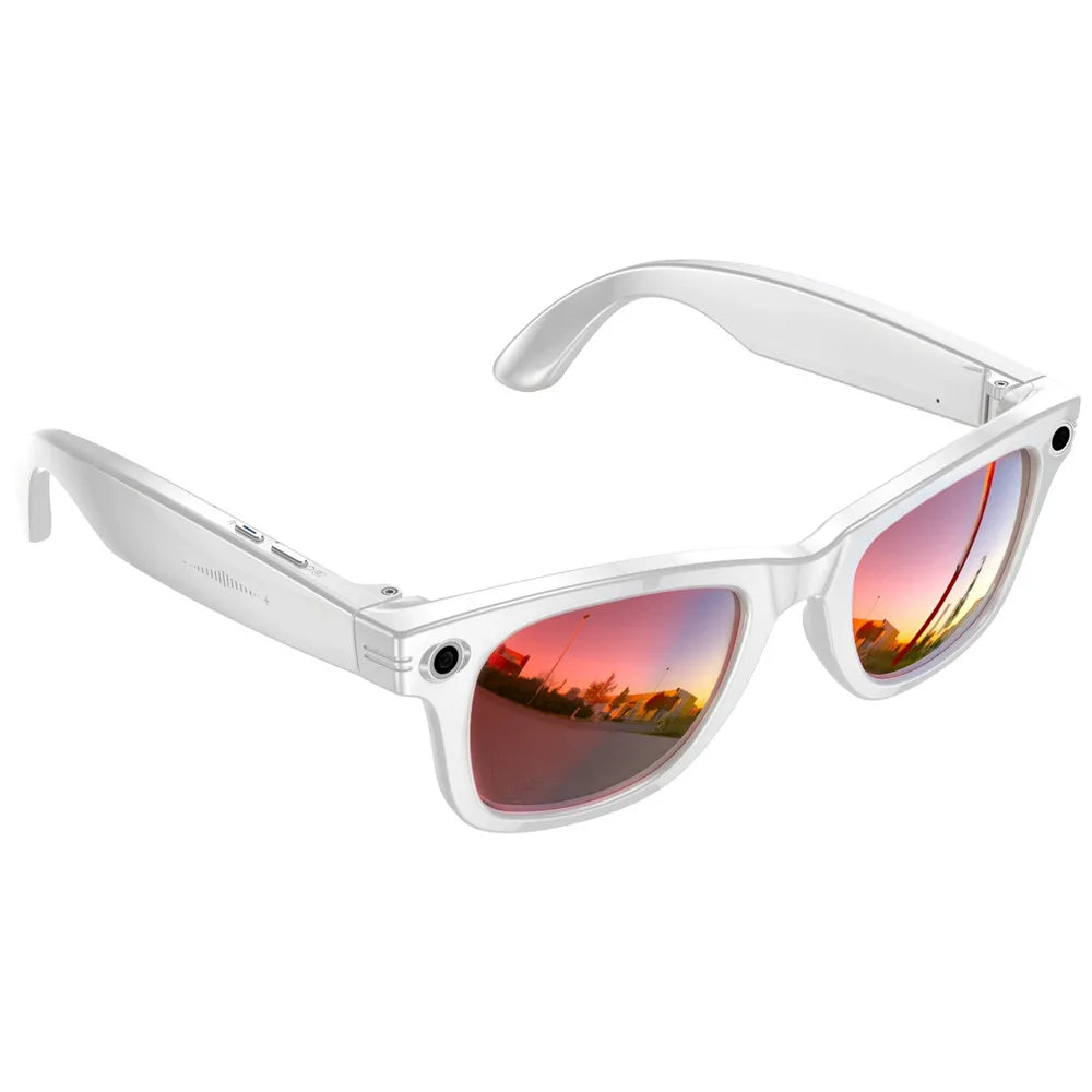 Smart Glasses W610 with Camera 8 Million Pixels Wi-Fi Touch Control Dual-microphone Noise Reduction AI Translation Sunglasses