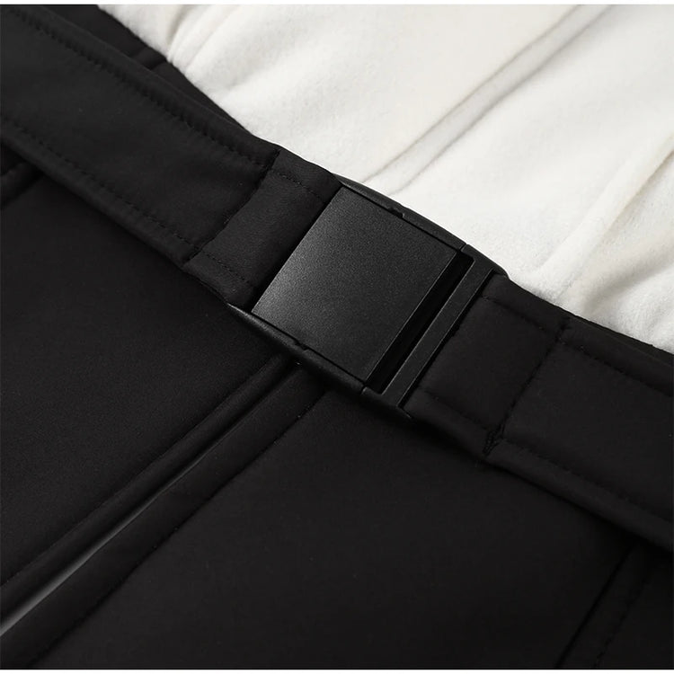 Casual Solid Ski Hoodie Jumpsuits Women Street Full Sleeve Closed Waist Slim Warm Belt Suits Female 2026 Fashion Snow Lady Suit