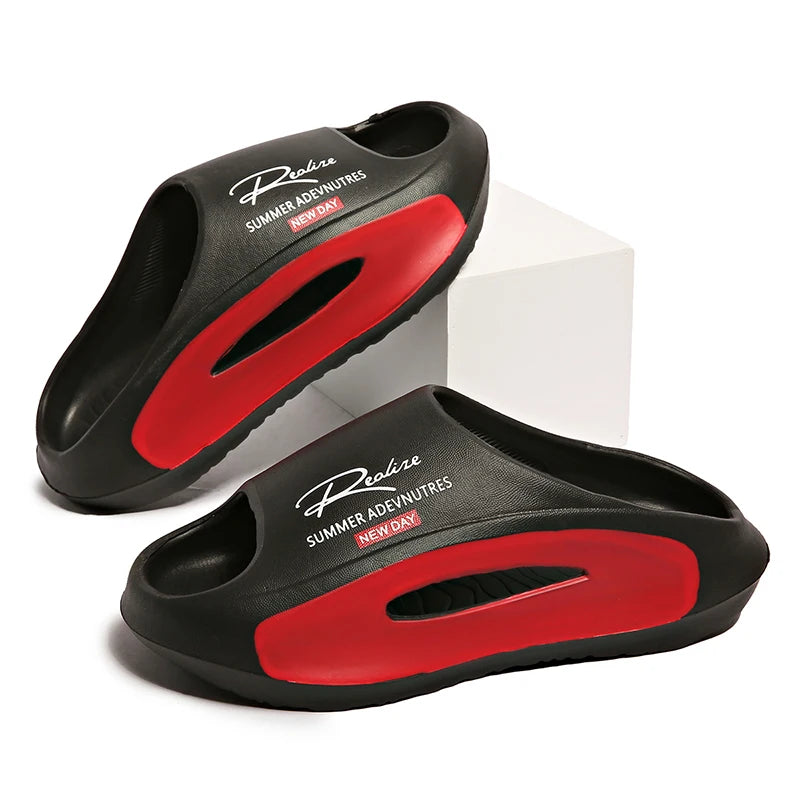 Men's Slippers EVA Non-slip Slides Fashion Slippers Comfortable Men's Slides Summer Casual Sandals Outdoor Indoor Shoes Big Size