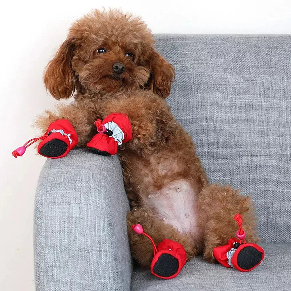 Waterproof Pet Dog Shoes Chihuahua Anti-slip Rain Boots Footwear For Small Cats Dogs Puppy Dog Pet Booties