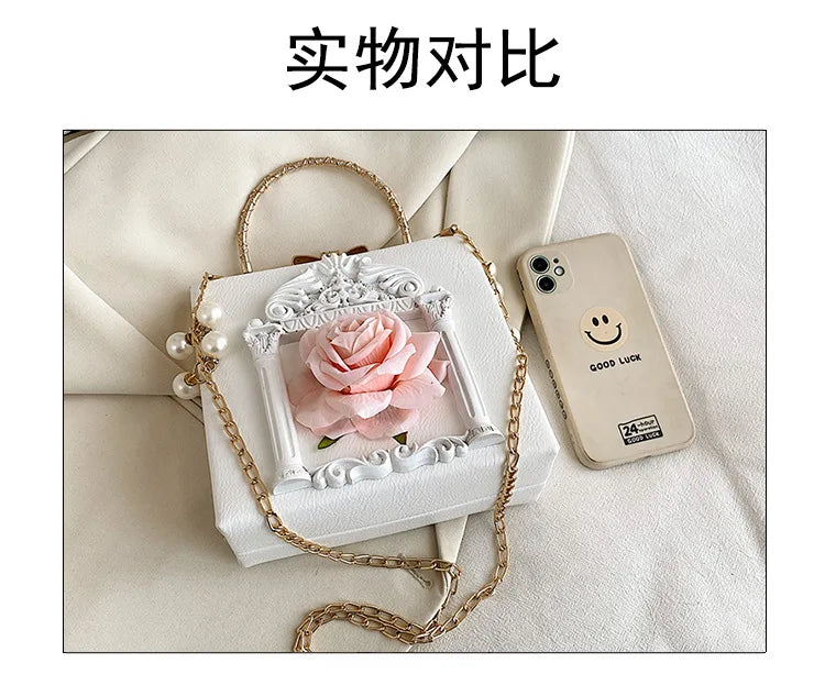 Luxury Angel Female Handbags Fashion Pearl Women Bag Cross Body Brand Leather Women Shoulder Bag Ladies Hand Bags