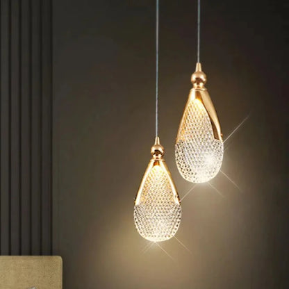 Stylish Modern Luxury Golden LED Pendant Lights Art Indoor Lamps for Hotel Hall Bedroom Living Room Home Decoration Chandelier