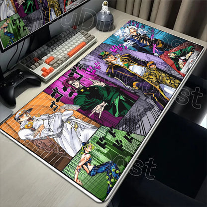 HD J-Jojo B-Bizarre A-Adventure Mouse Pad Gaming 900×400mm Mousepad Xxl Mouse Mat Offices Accessories Keyboard Pad Computer Desk
