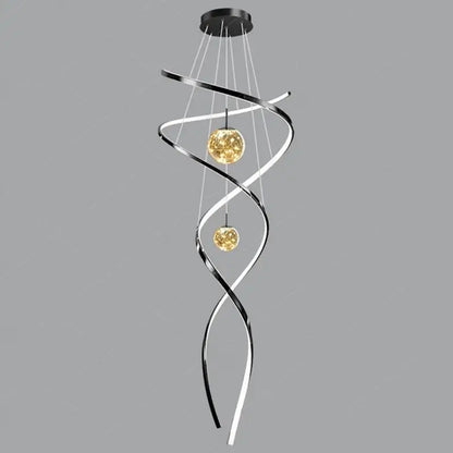 Modern home decor led lights pendant light lamps forstaircase Chandeliers for living room hanging light indoor lighting