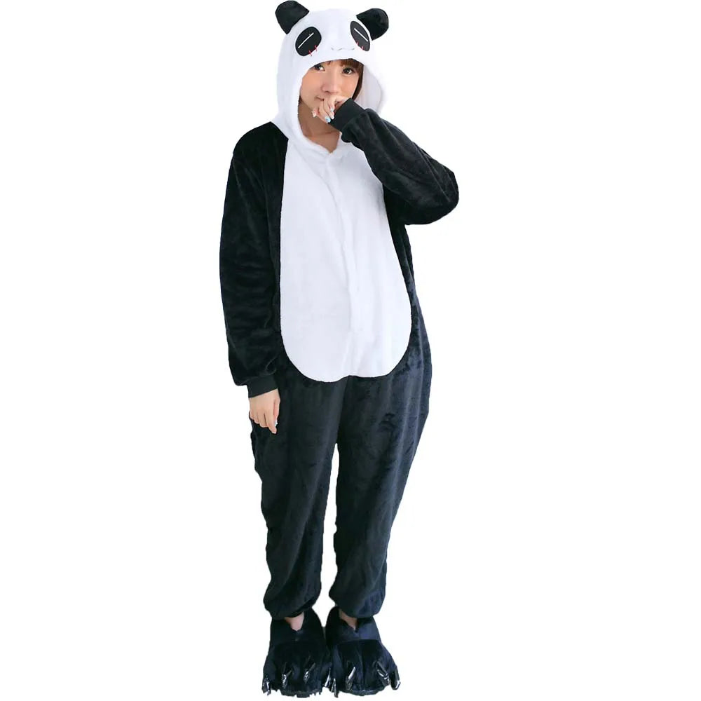 Kigurumi Unicorn Cartoon Onesies Kids Children Animal Pajamas Jumpsuits Women Men Sleepwear Onepiece Anime Cosplay Costumes