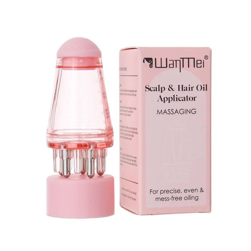 6ML Scalp Applicator Liquid Comb Essential Oil Portable Mini Massage Hair Growth Serum Oil Nourish Comb Hair Root Care Tools
