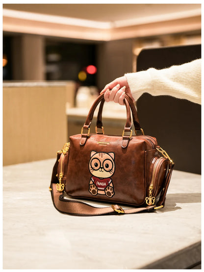 Fashion Luxury Brand Ladies Shoulder Bag Cartoon Bear Women's Crossbody Bag High Quality Tote Bag Waterproof Women's Hanbags