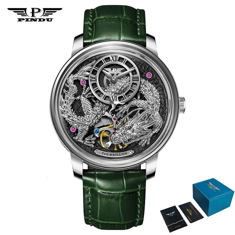 PINDU Develops And Designs New M2797B Automatic Mechanical Watch Men Watches 45.5MM Luxury High-end Quality Wristwatch Men Gift