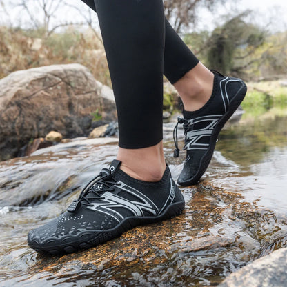 Oiaano Unisex Man Shoes Woman Anti-Non Slip Durable Black Water Barefoot Soft Sole Light Breathable Sport Outdoor Walk Running