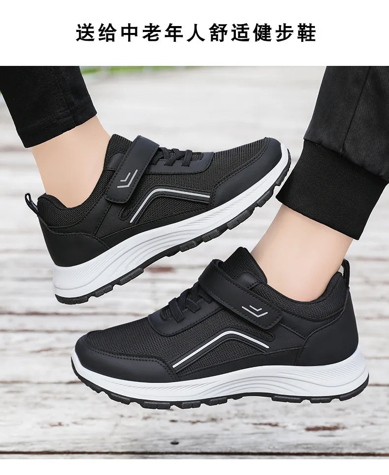 Women's Autumn New Shoes Breathable and Comfortable Walking Shoes Winter Sneakers Women Velcro Sneakers  Casual Shoes