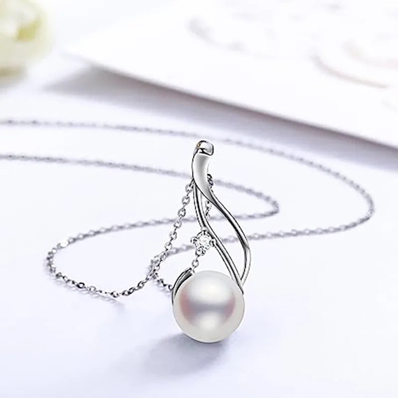 Simulated Pearl Necklace For Women Luxury Pearls Necklaces Korean Jewelry Gifts