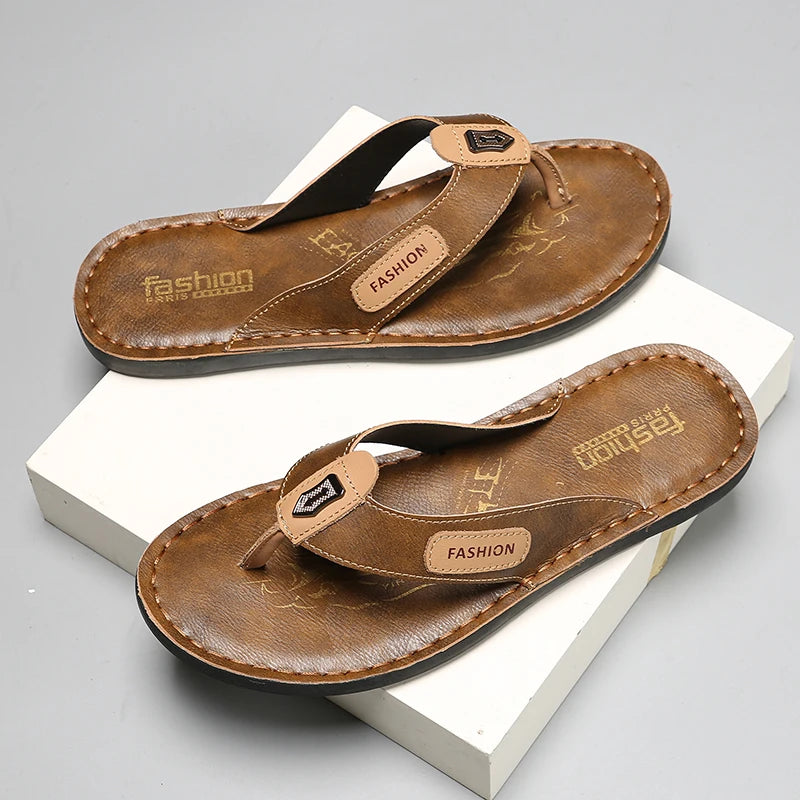 Hot-selling Summer Slippers for Men Soft Sole Slides New Arrival Male Flip Flops Leisure Walk Men's Casual Sandals New Half Drag
