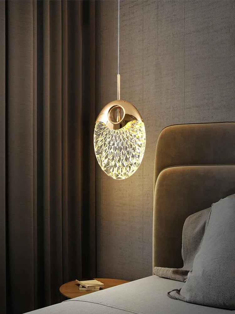 Stylish Modern Luxury Golden LED Pendant Lights Art Indoor Lamps for Hotel Hall Bedroom Living Room Home Decoration Chandelier