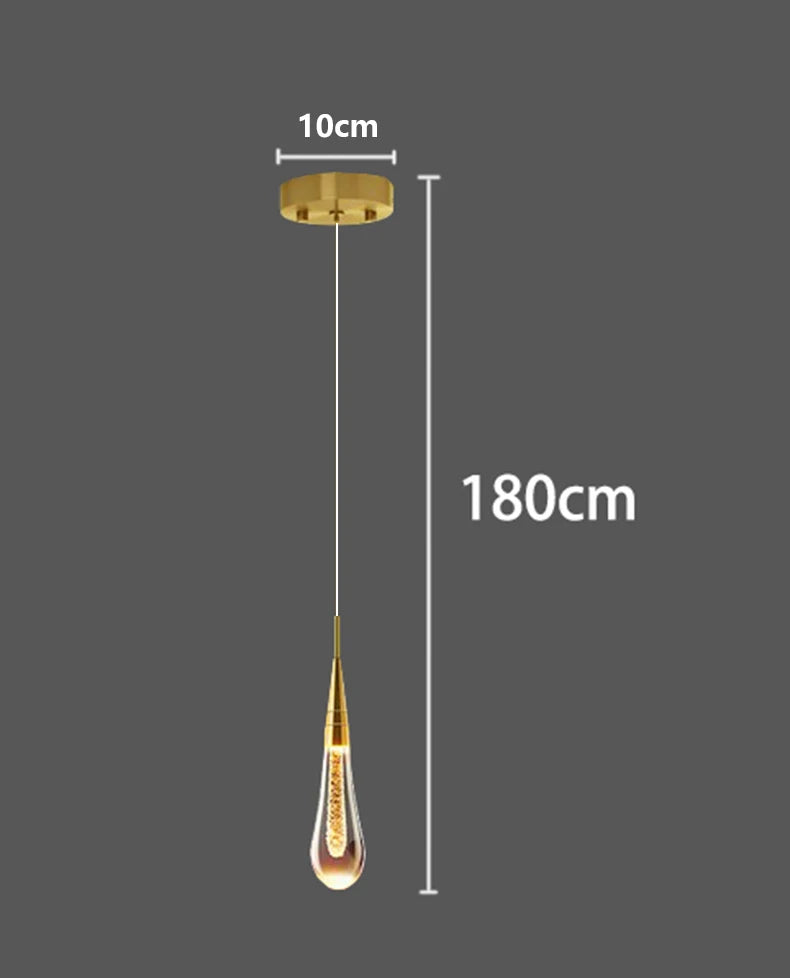 1 PC Modern Home Decor LED Lights Bedroom Lamp Bedside Pendant Light Lamps LED Chandeliers Hanging Light Indoor Lighting