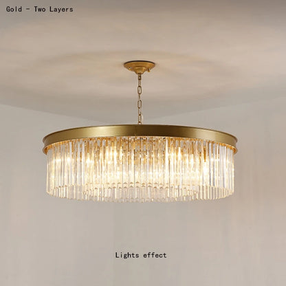 Nordic Designer Luxury Ceiling Chandeliers Modern LED Crystal Pendant Lights for Bedroom Living Room Light Fixtures