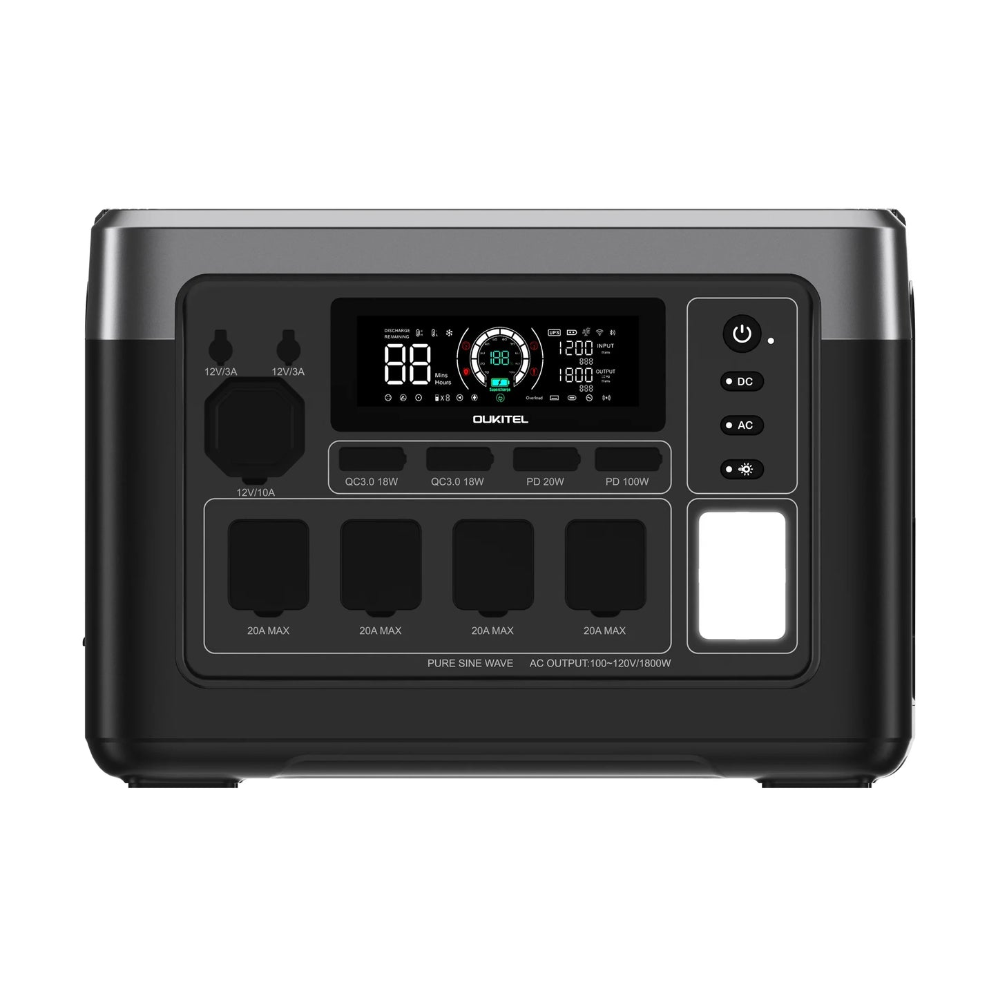 OUKITEL P1000 PLUS Portable Power Station 1800W Solar Generator 1024Wh Lifepo4 Battery Home Backup Outdoor Camping Mobile power