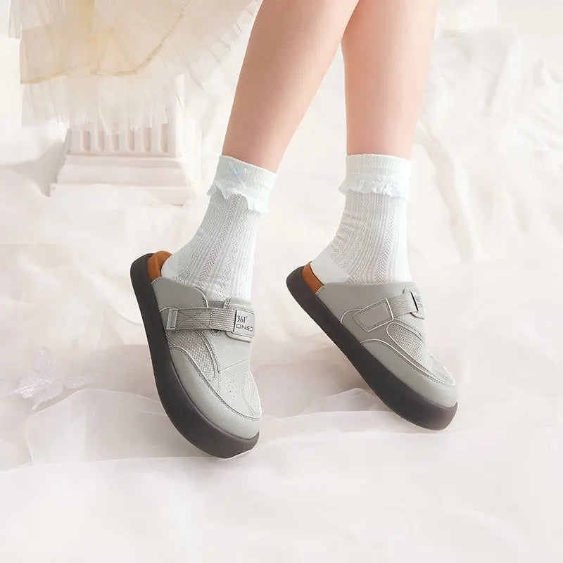 361 Degrees YY Bokken Women's Slippers Casual Wear Soft Comfortable No shoelaces Convenient Female Outdoor Slippers 682626705