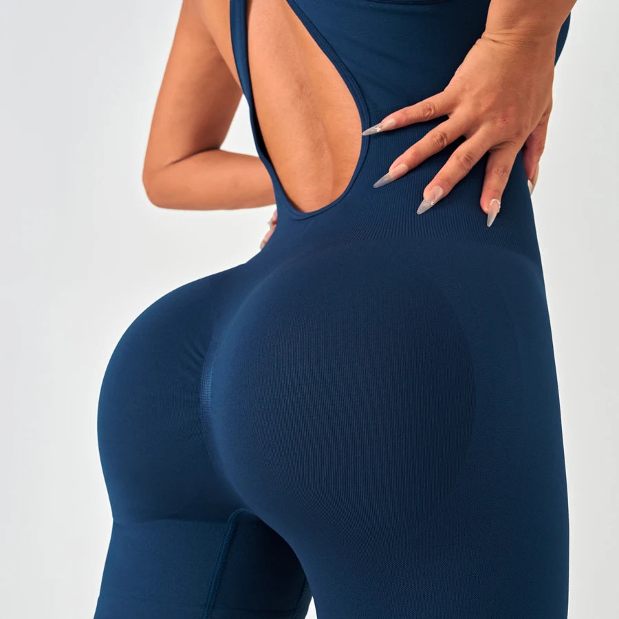 Summer Bodysuit Sportswear Woman Gym Sexy Bodysuit for Fitness Party Shorts Jumpsuits Overalls Women's Yoga Combi-pants Rompers