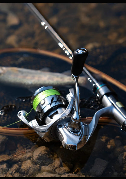 Ultralight Carbon Spinning Reel 1000S–1200S 5.2:1 Gear Ratio 9kg Max Drag  Micro Lure Fishing Reel for Freshwater   Saltwater
