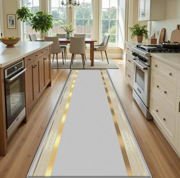 Kitchen Long Runners Carpet Living Room Decoration Corridor Non-slip Rugs Bedroom Doorway Passageway Mat Washable Customizable