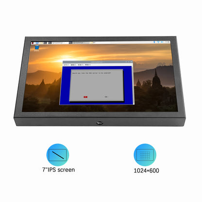 AV/DC/HD/VGA Multi Interface Display 7 Inch PC Second Screen Raspberry Pi Display for Pi3 Pi4 AIDA64 Switch