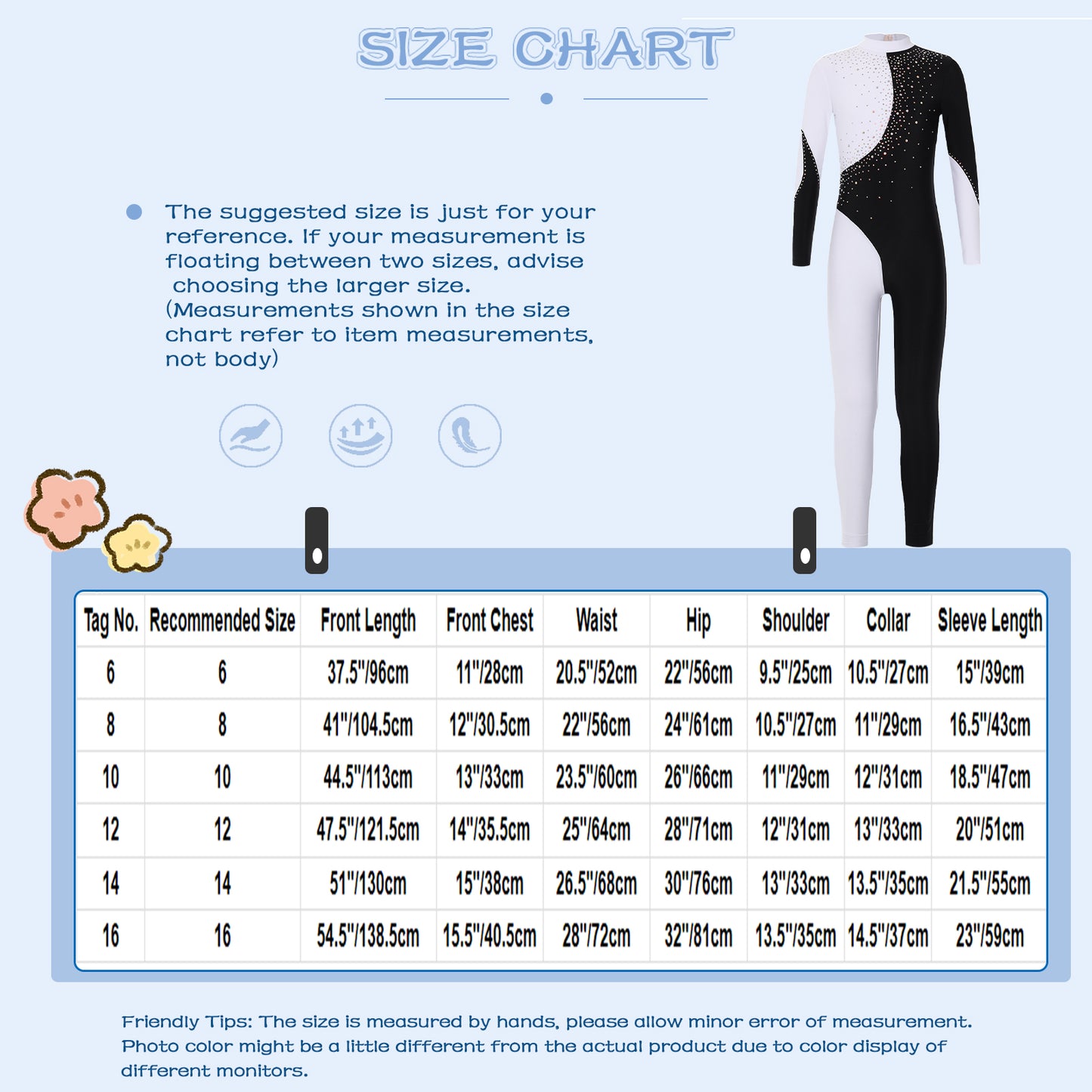 Kids Girls Long Sleeve Gymnastics Leotard Bodysuit Teens Gymnastics Jumpsuit for Girl Children Ballet Dance Costume Dancewear