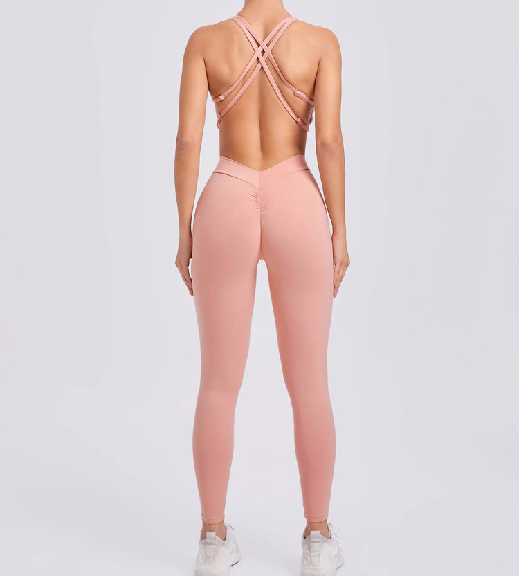 New Long Jumpsuits One Pieces Bodysuit Sexy Female Clothing Sport Fitness Overalls Sweatsuit Youthful Woman Clothes Black Body